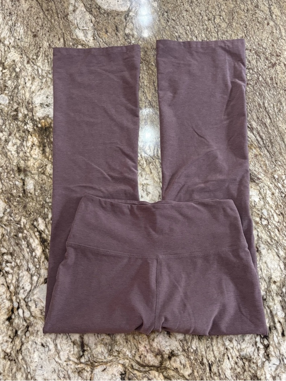 Beyond Yoga Space Dye Purple Bootcut Leggings